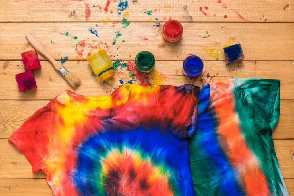 Pumpkin Tie Dye Pattern