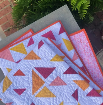Triangular Quilt Pattern | LoveCrafts